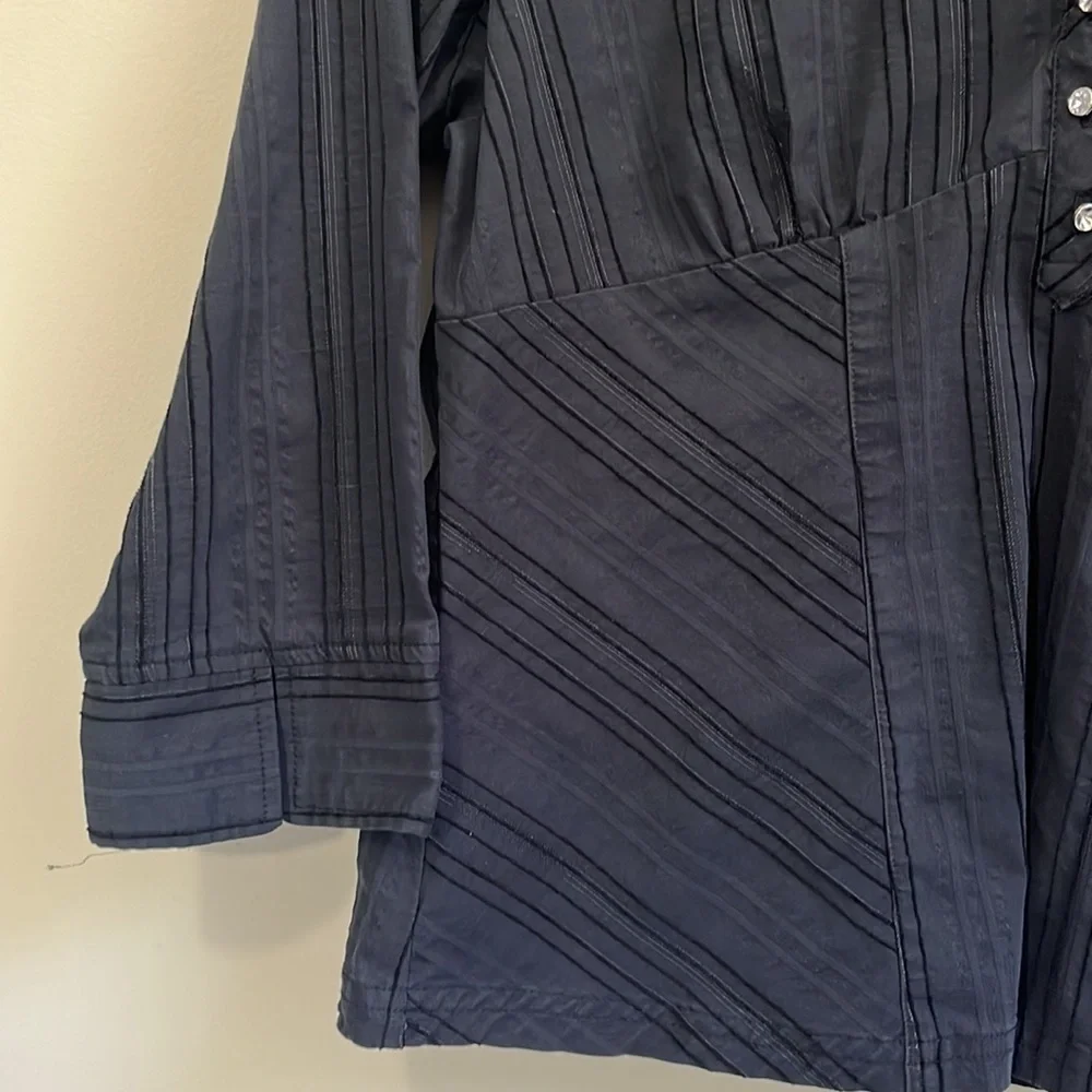 Women’s Stretch Blouse Size Large - Picture 3 of 9